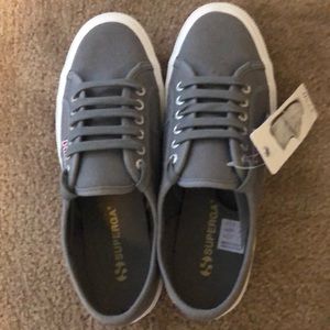 BRAND NEW Gray Superga Shoes